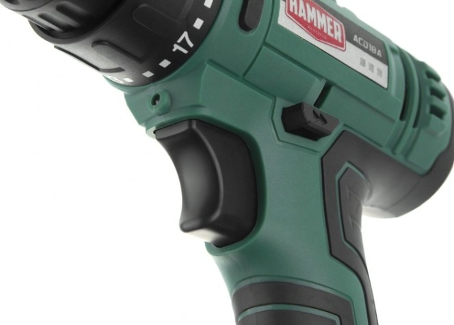 Дрель-шуруповерт аккумуляторная Hammer ACD18A 2x1.5Ah, 35Hм в кейсе [101-126]