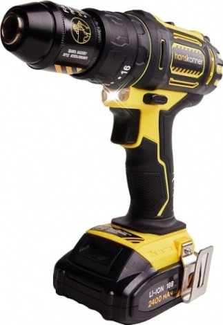 Дрель-шуруповерт аккумуляторная HANSKONNER HCD1838R