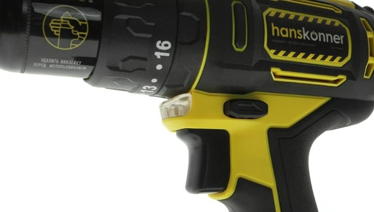 Дрель-шуруповерт аккумуляторная HANSKONNER HCD1838RI ударная Дрель-шуруповерт аккумуляторная HANSKONNER HCD1838RI ударная