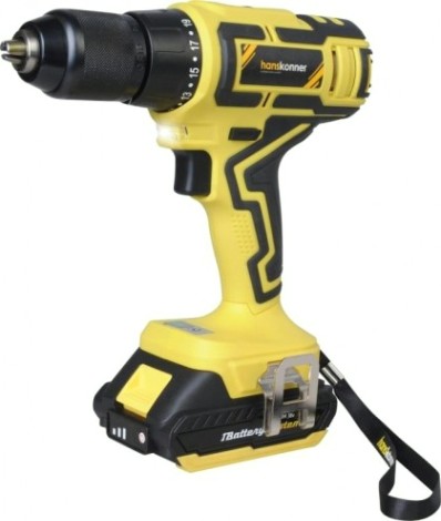 Дрель-шуруповерт аккумуляторная HANSKONNER HCD1855R
