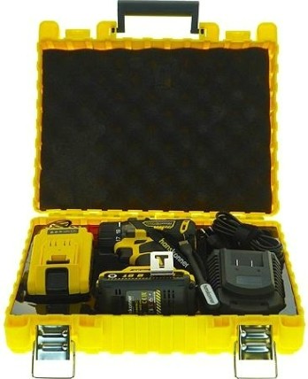 Дрель-шуруповерт аккумуляторная HANSKONNER HCD1865BLC [HCD1865BLС]