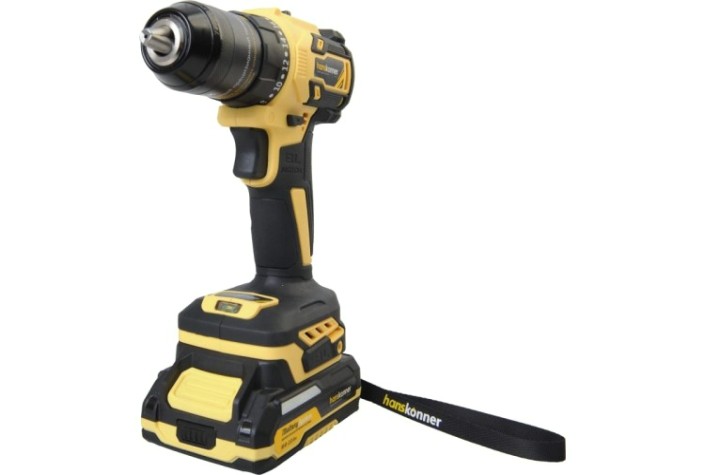 Дрель-шуруповерт аккумуляторная HANSKONNER HCD2065BLC