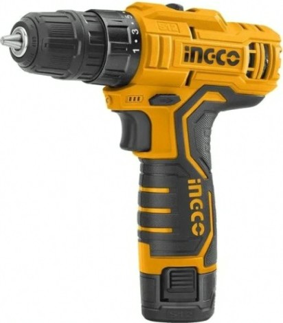 Дрель-шуруповерт аккумуляторная INGCO CDLI12208 Li-Ion 12B