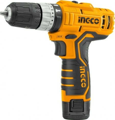 Дрель-шуруповерт аккумуляторная INGCO CIDLI1232 ударная