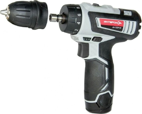 Дрель-шуруповерт аккумуляторная ИНТЕРСКОЛ ДА-12ЭР-02 комби [534.0.2.10]