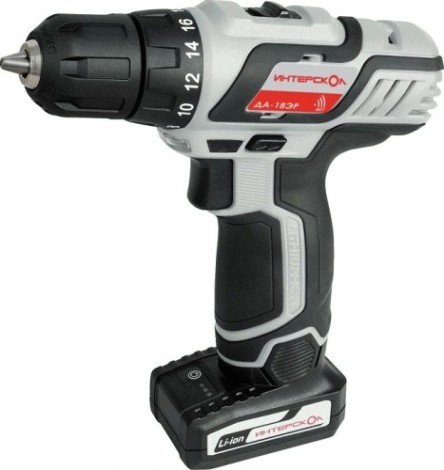 Дрель-шуруповерт аккумуляторная ИНТЕРСКОЛ ДА -18ЭР (2.0 А.ч.) ПРОМО [436.2.2.20]