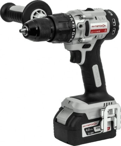 Дрель-шуруповерт аккумуляторная ИНТЕРСКОЛ ДАУ-13/18В 80 ударная (кейс, акб, зу) [786.4.1.70]