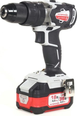 Дрель-шуруповерт аккумуляторная ИНТЕРСКОЛ ДАУ-13/36В 70 ударная [813.2.2.70]