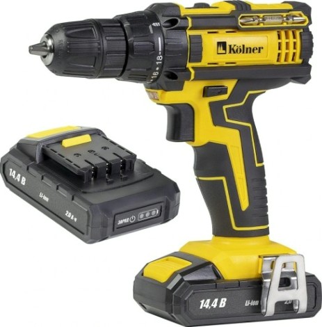 Дрель-шуруповерт аккумуляторная Kolner KCD 14,4/2-2L [кн14,4-2-2л]