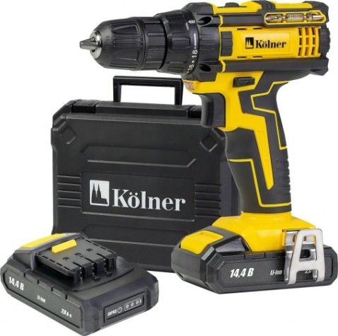 Дрель-шуруповерт аккумуляторная Kolner KCD 14,4/2LС [кн14,4-2лц]