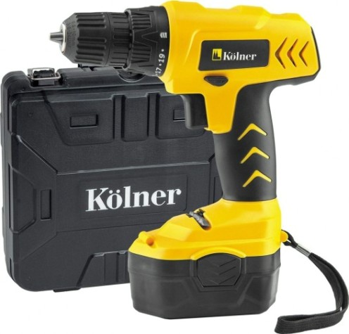 Дрель-шуруповерт аккумуляторная Kolner KCD 14,4МА + кейс с набором инструментов [кн14,4ма]
