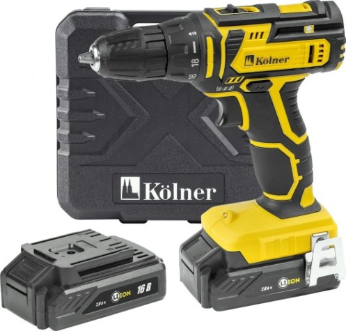 Дрель-шуруповерт аккумуляторная Kolner KCD 16-2LC [кн16-2лц]