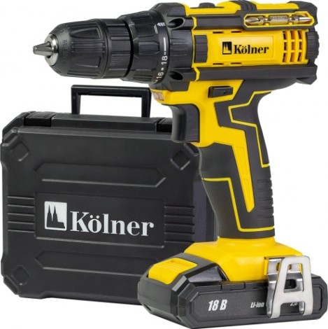 Дрель-шуруповерт аккумуляторная Kolner KCD 18/2LС [кн18-2лц]