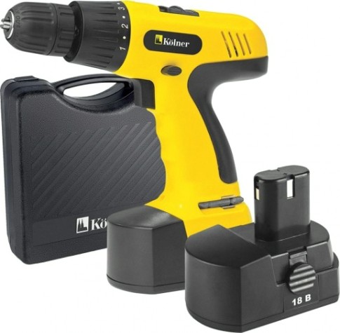 Дрель-шуруповерт аккумуляторная Kolner KCD 18/2С [кн18-2ц]