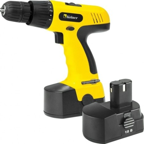 Дрель-шуруповерт аккумуляторная Kolner KCD 18/2С [кн18-2ц]