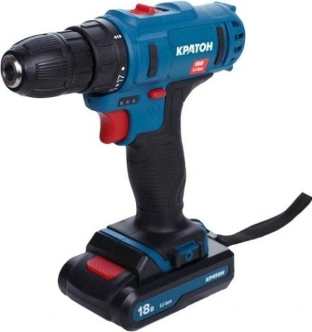 Дрель-шуруповерт аккумуляторная КРАТОН CD-18-Li-1,5 [3 11 01 056]