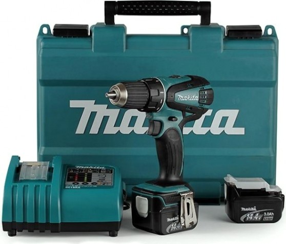 Дрель-шуруповерт аккумуляторная MAKITA BDF 446 RFE Дрель-шуруповерт аккумуляторная MAKITA BDF 446 RFE