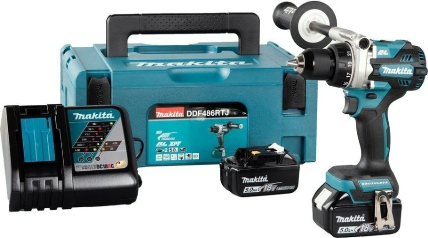 Дрель-шуруповерт аккумуляторная MAKITA DDF486RTJ