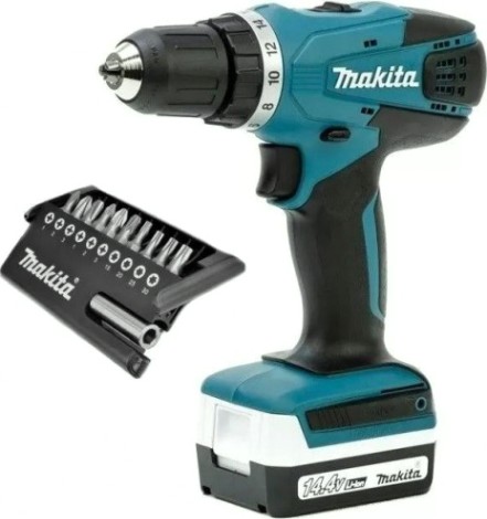 Дрель-шуруповерт аккумуляторная MAKITA DF 347 DWEX9 [DF347DWEX9]