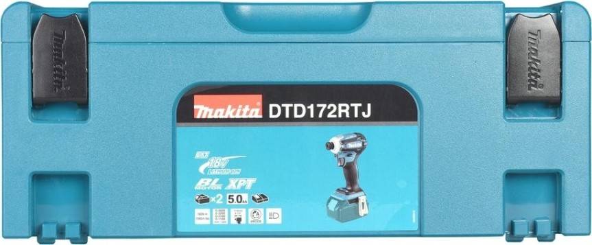 Дрель-шуруповерт аккумуляторная MAKITA DTD172RTJ ударная
