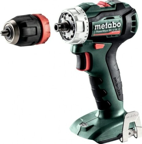 Дрель-шуруповерт аккумуляторная METABO PowerMaxx BS 12 BL Quick бесщеточная, без АКБ и ЗУ [601039890]