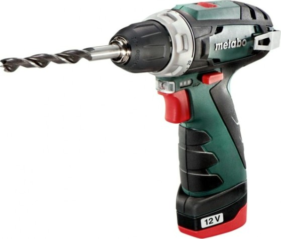 Дрель-шуруповерт аккумуляторная METABO PowerMaxx BS Basic 2х2,0 Ач, кейс [600984500] Зарядное устройство LC 12