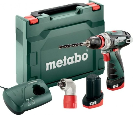 Дрель-шуруповерт аккумуляторная METABO PowerMaxx BS Quick Basic 2x2.0 Ач [600156950]