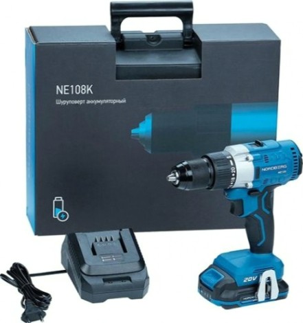 Дрель-шуруповерт аккумуляторная NORDBERG NE108K+NE9004 [ЦБ-0010827]