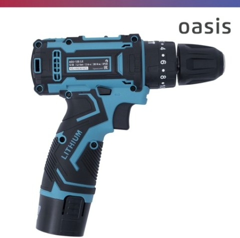 Дрель-шуруповерт аккумуляторная OASIS ASU-12S [4640039483243]