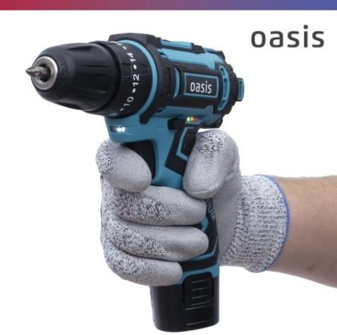 Дрель-шуруповерт аккумуляторная OASIS ASU-12S [4640039483243]