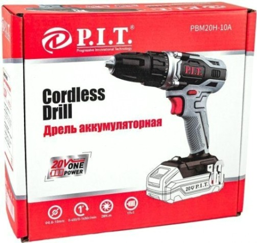 Дрель-шуруповерт аккумуляторная P.i.t. PBM20H-10A solo без АКБ и ЗУ