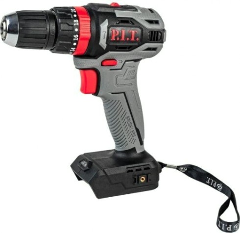Дрель-шуруповерт аккумуляторная P.i.t. PSB20H-10B ударная бесщеточная solo без АКБ и ЗУ