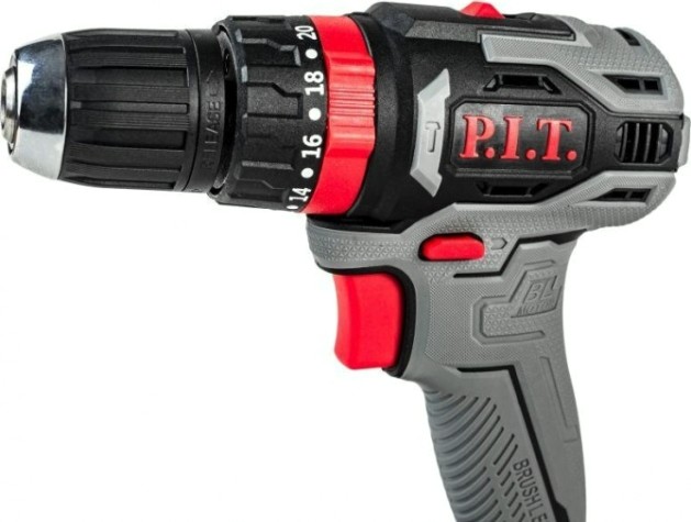 Дрель-шуруповерт аккумуляторная P.i.t. PSB20H-10B ударная бесщеточная solo без АКБ и ЗУ