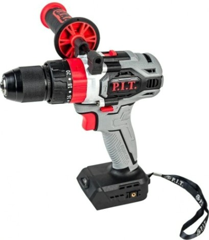 Дрель-шуруповерт аккумуляторная P.i.t. PSB20H-13B ударная бесщеточная solo без АКБ и ЗУ