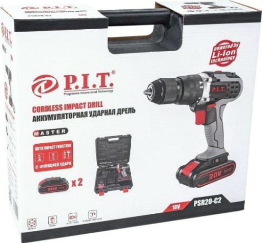 Дрель-шуруповерт аккумуляторная P.i.t. PSR20-C2 мастер Дрель-шуруповерт аккумуляторная P.i.t. PSR20-C2 мастер