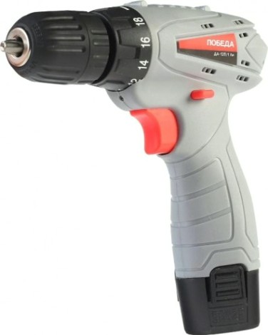 Дрель-шуруповерт аккумуляторная Победа ДА-12П/1 Ли [180201626]