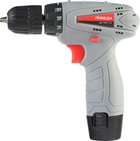 Дрель-шуруповерт аккумуляторная Победа ДА-12П/1 Ли [180201626]