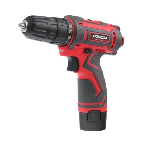 Дрель-шуруповерт аккумуляторная Победа ДА-12П/2 Ли [180201637]