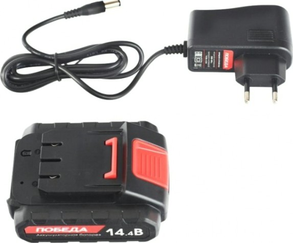 Дрель-шуруповерт аккумуляторная Победа ДА-14/2 Ли кейс [180201635]