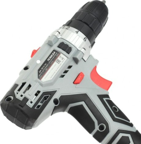 Дрель-шуруповерт аккумуляторная Победа ДА-20/2 Ли кейс [180201638]