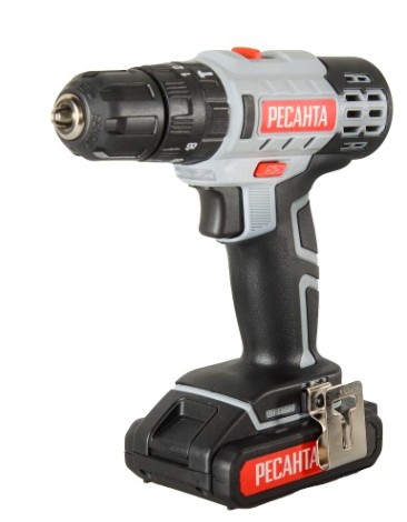 Дрель-шуруповерт аккумуляторная Ресанта ДА-18-2ЛК-У [75/14/6]