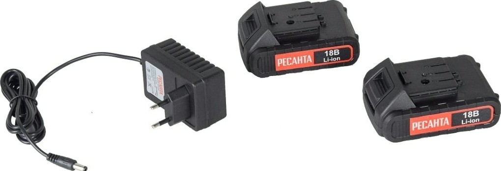 Дрель-шуруповерт аккумуляторная Ресанта ДА-50Л2-18А [75/14/9]