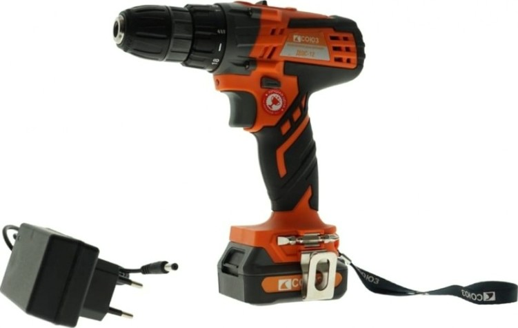 Дрель-шуруповерт аккумуляторная СОЮЗ ДШС-12