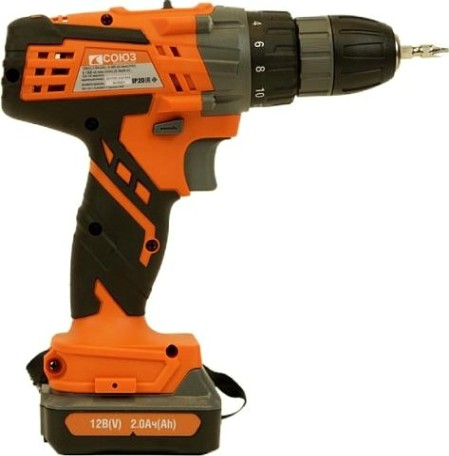 Дрель-шуруповерт аккумуляторная СОЮЗ ДШС-12К