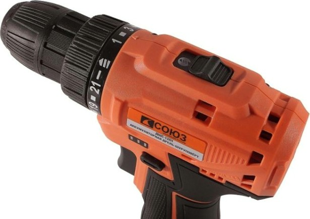 Дрель-шуруповерт аккумуляторная СОЮЗ ДШС-12П1 бесщеточная