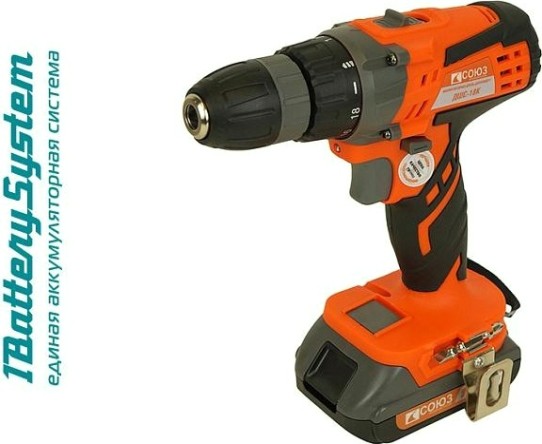 Дрель-шуруповерт аккумуляторная СОЮЗ ДШС-18К Дрель-шуруповерт аккумуляторная СОЮЗ ДШС-18К