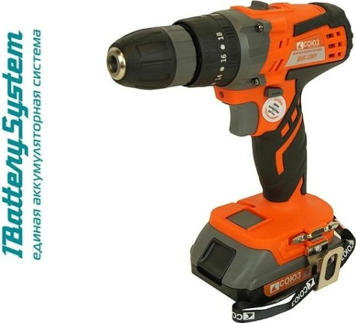 Дрель-шуруповерт аккумуляторная СОЮЗ ДШС-20КУ ударная Дрель-шуруповерт аккумуляторная СОЮЗ ДШС-20КУ ударная