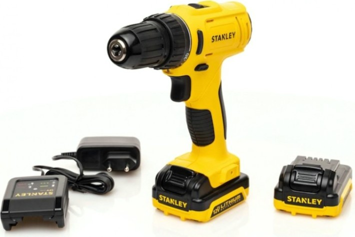 Дрель-шуруповерт аккумуляторная STANLEY SCD121S2K [SCD121S2K-RU]
