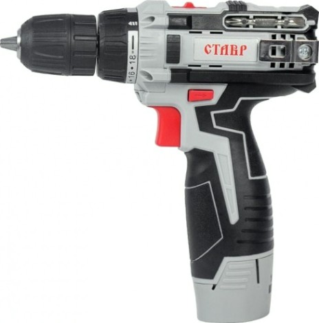 Дрель-шуруповерт аккумуляторная СТАВР ДА-10,8/2ЛМ [ст10,8-2лм]