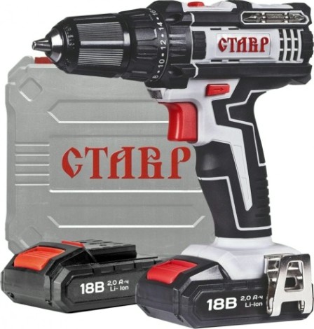 Дрель-шуруповерт аккумуляторная СТАВР ДА-18ЛК [ст18лкда]